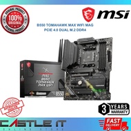 MSI B550 Tomahawk MAX WIFI MAG PCIe 4.0 Dual M.2 DDR4 Memory USB 3.2 Gen2 AM4 AMD Ryzen Motherboard