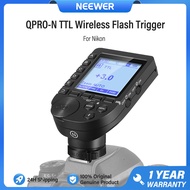 NEEWER Upgrade QPRO-N TTL Wireless Flash Trigger Compatible with Nikon Customizable Functions for Q4