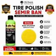 Mr Poank Tire Polish Car Motorcycle Tire Polish 250ml Tire Blackener Wet Look Tire Polish Long Lasti
