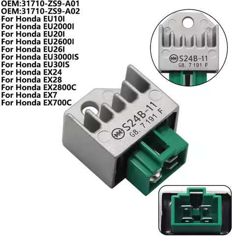 Voltage Regulator Rectifier For Honda EU10I EU2000I EU20I EU2600I EU26I EU3000IS EU30IS EX24 EX28 EX