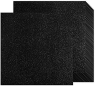 Double-sided Black Glitter Cardstock 12x12 - Goefun 24 Sheets 280GSM/100LB Black Cardstock Paper for
