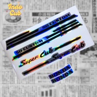SuperCub 50 Thai Look Premium Body Stripping Sticker