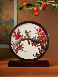 พิมพ์ลายปักผีเสื้อปักลายผีเสื้อสองหน้าจากจีนแผ่นดินใหญ่ของ Jiangsu ของ Qipintang ของต่างชาติ