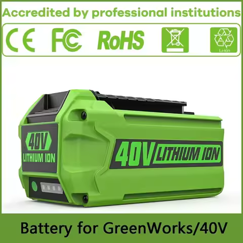 For Greenworks 40V Batteries 6Ah GreenWorks G-MAX Li-ion Battery Manufacturer Replacement Battery Fo