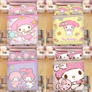My melody 床單套裝 枕頭袋 床笠 被套 枕套 床上用品 送禮 家居 日用品 melody公仔