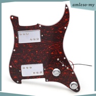 [AmlesoMY] HH Electric Guitar Pickguard Easy Installation Loaded Prewired Scratchplate