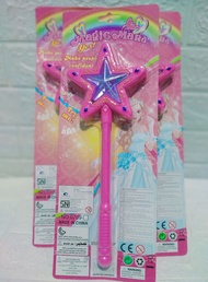 Tongkat PimpimpomMainan Tongkat Peri Bentuk BintangAngel BlessMainan Anak Perempuan Tongkat Cinderel