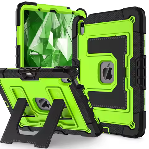 Armor Stand Case For iPad Air 11 M2 M3 2024 2025 Air 4 Air 5 10.9'' Gen Heavy Duty Rugged Protection