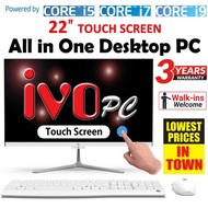 🔥IVOpc🔥🌟Touch Screen 22" All in one Desktop PC🌟Intel core i9/i7/i5 all in one pc