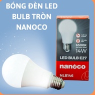 Nanoco round LED bulb 14W - 15W white/yellow light with E27 base, round led bulb, led bulb, nanoco l