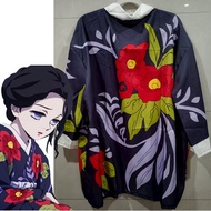 Devil Killer Kimetsu no Yaiba Infinite Castle Tamayo Haori Kimono Yukata Cosplay Costume
