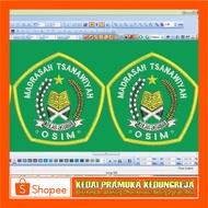 Osim Tsanawiyah Logo Embroidery Badge/Tsanawiyah Madrasah Student Council Logo