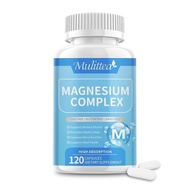 Magnesium Complex Vitamin D3 B12 B6 Zinc Heart Muscle Brain Joint Cramps