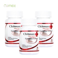[++แพ็ค 3 ขวด++] Chitosan ไคโตซาน โคเม็กซ์ สารสกัดจากถั่วขาว สารสกัดจากผลส้มแขก การ์ซีเนีย ส้มแขก Chitosan White Kidney Bean Garcinia Comex