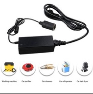 AC 220V (HK plug) to DC 12V 5A (60watt) Converter, Car Cigarette Lighter Socket Power Supply for Car 12V Devices (such as 12V auto Air- Inflator)  (Bring your car powered devices to use at home)
