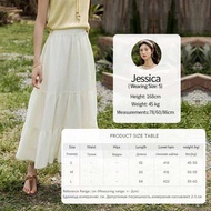 MISHOW กระโปรงกระโปรงฤดูร้อนสาวออฟฟิศกระโปรง MXE33B0708สลิมมิ่งเอวยางยืดทึบ2025ใหม่