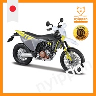 Maisto 1/12 Husqvarna 701 Supermoto 2023 Gray/Yellow / Diecast Model Car Motorcycle Finished Product