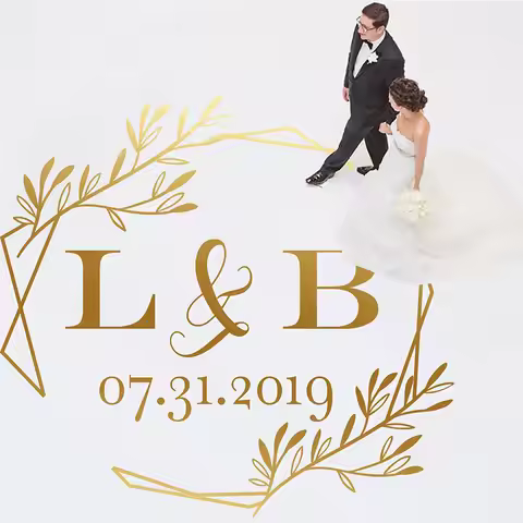 Dance Floor Decal | Wedding Floor Decal | Vinyl Floor Decals | Wedding Decor Murals | Wedding Party 