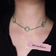 444 Necklace ️ (Clover Flower)