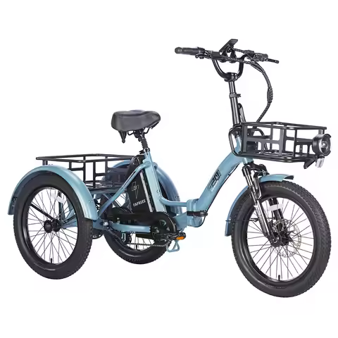 Fafrees F20 Mate 3 Wheel Electric Bike Folding Electric Tricycle Ebike 3 Wheel Electric Cargo E Cycl