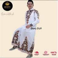 *Setelan Celana Sarung Dan Koko batik Pria dewasa baju koko batik