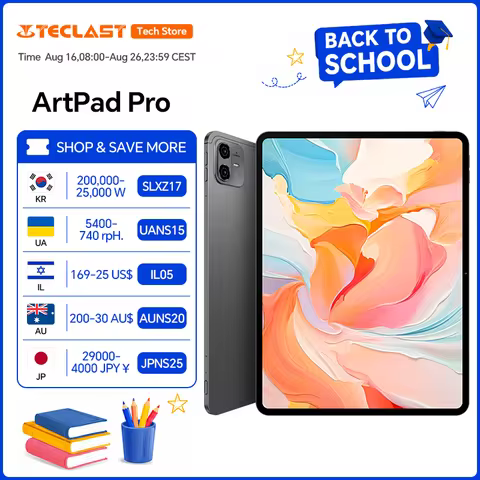 Teclast ArtPad Pro Tablets PC 12.7" MediaTek Helio G99 256GB 2.2K Display 10000mAh Battery 30W 4G LT