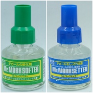 Mr Hobby MS231 MS232 - Mr Mark Softer - Mark Setter - 40ml - Decal - Waterslide Decal - Gundam - GSI