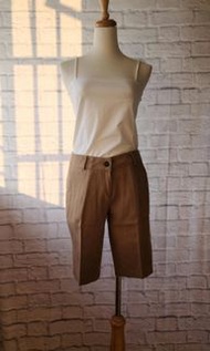 *Ko Ko 美物* 缺錢換現金, 全新 tom wow 駝色 5 分褲 ( 原價 2300) M 韓製