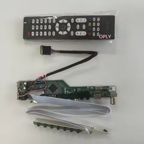 For Samsung LTN140AT20 LTN140AT20-G02 1366X768 14" HDMI-compatible TV Controller board kit RF USB AV
