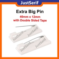 Pin For Name Tag / Badge (Extra Big Pin) Pin nametag Wholesale Justserif
