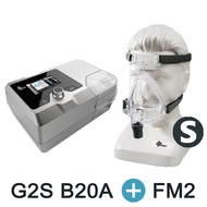 BMC Auto Bipap Bi-Level/CPAP Sleep Apnea Machine G2S B20A Treat Snoring Central Apnea Generate Data Reports with Full Face Mask