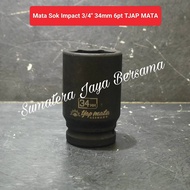MATA 34mm DR 3/ 4" (6pt) impact Socket wrench 3/4 inch 34 MM Deep Impact Socket CR-V SJB