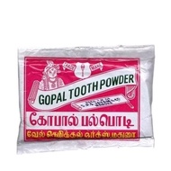 3PKT | Gopal Tooth Powder - Traditional Dental Care Sachet - Classic Formula for Oral Hygiene