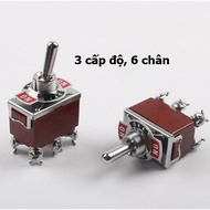 On/Off self-return switch, 6-pin 3-level On/Off switch, current 15A, size 15.5×28.5mm
