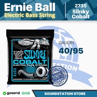 Ernie Ball 2735 Extra Slinky Cobalt Electric Bass Strings, 40-95
