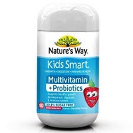 Nature's Way Kids Smart Multi + Probiotics 50 Tablets - READY STOCK