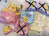 Pokemon 一番賞 比卡超小袋公仔 C賞 雷伊 G賞毛巾 卡比獸波加曼比超F賞袋仔 比卡超鎖匙扣 pikachu girly collection 扭蛋