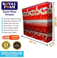 [200 x 200 x 30] Kasur Busa Royal Foam Ukuran Jumbo Tebal 30 cm Garansi 5 Tahun / Kasur Busa Royal Murah D 16 Ukuran 200X200X30 CM / Royal Foam Original / Kasur Busa Royal Murah Asli