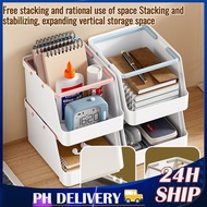 Storage Box Stackable Storage Box Organizer Plastic Multifunction organizer storage Box Office Desk