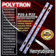 POLYTRON 24 INC LED BACKLIGHT PLD 24D900 24D901 24T8511 24D8511 24D1852 24T1852 24D810 BL 6K LAMP