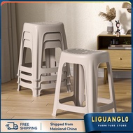 Citylife Plastic Stool Stackable Simple Chair Stackable Living Room Dining Stool PP Material - Hold 