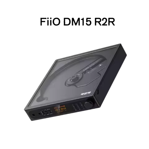 FiiO DM15 R2R portable HIFI Bluetooth CD player with 4.4 balanced track capture fiber coaxial output