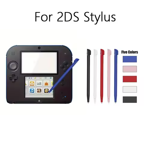 5 Colors Combo Touch Stylus Pens for 2DS Console Plastic Touch Screen Stylus 3/5Pcs Stylus Pen for 2