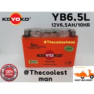 🔥💯%ORIGINAL❗️ KOYOKO NANOGEL Battery YB6.5L BS 12V6.5AH/10HR MR2 DM200