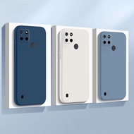 Solid color phone case Realme C21 Realme C21Y Realme C25Y Full Protect Camera Lens Shockproof TPU Je