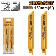 Set of 2 INGCO SSB922EF metal saber saw blades