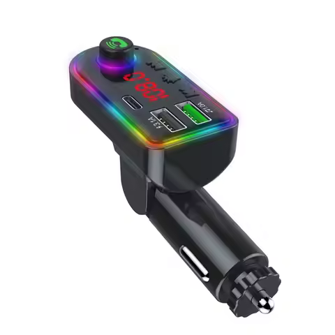 Sp-F8 Bluetooth Car MP3 Player FM Transmitter With 3.1A Fast Charging 5.3 HD Bluetooth Car MP3 Playe