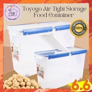 TOYOGO Storage Food Container Rice Box With Wheel Bekas Plastik Simpan Beras Makanan Barang Beroda