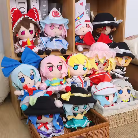 20cm Touhou Project Hakurei Reimu Kirisame Cirno Fumo Flandre Scarlet Anime Peripheral Plush Toys To