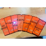 (Moza) Tempered Glass Full INFINIX S5 LITE ZERO 8 SMART 4/X653 5 X627 X650 X680 X690 Smart 3 plus 5D